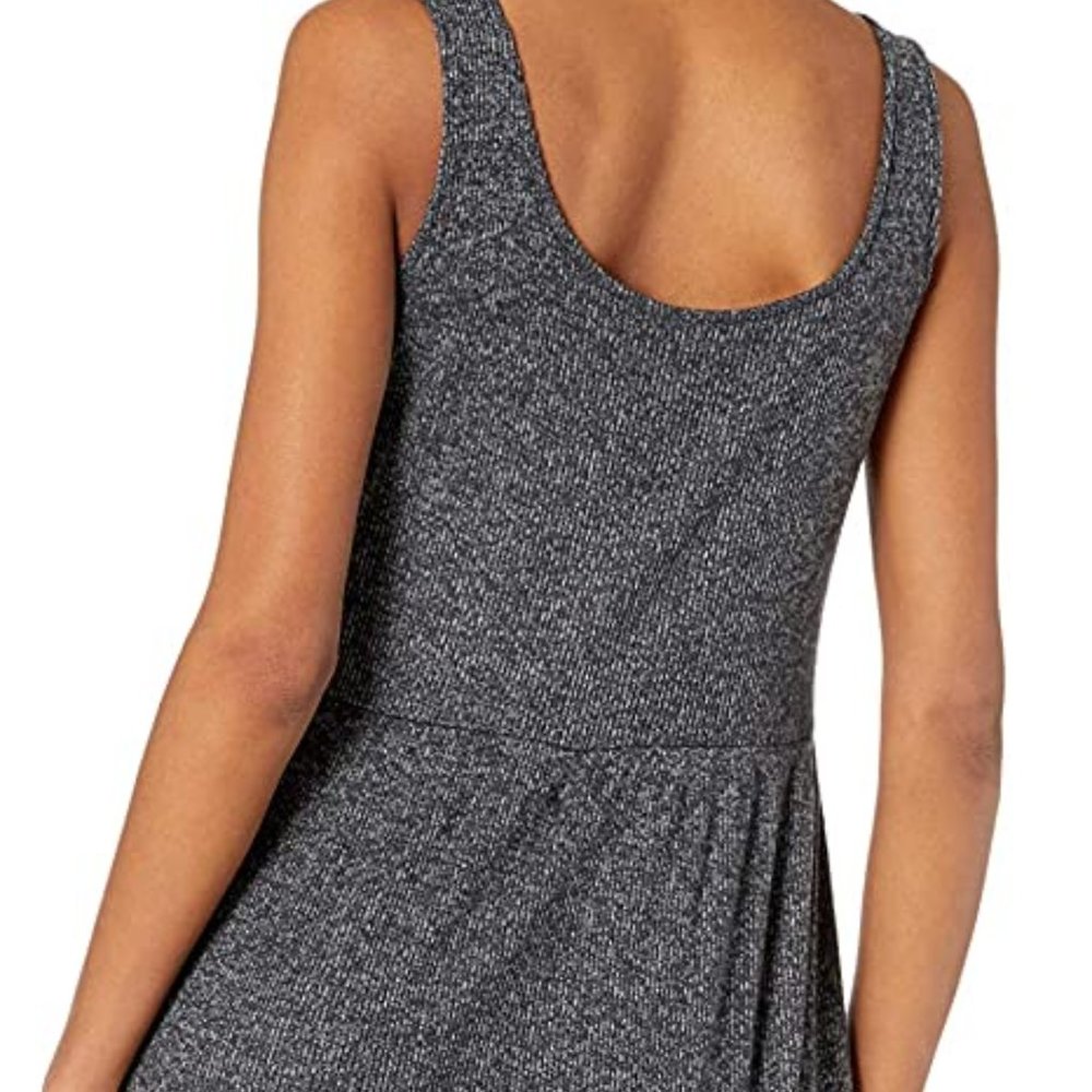Daily Ritual Cozy Knit Rib Tiered Tank Dress